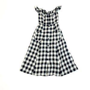 Reformation Hattie In Buffalo Plaid Midi Dress